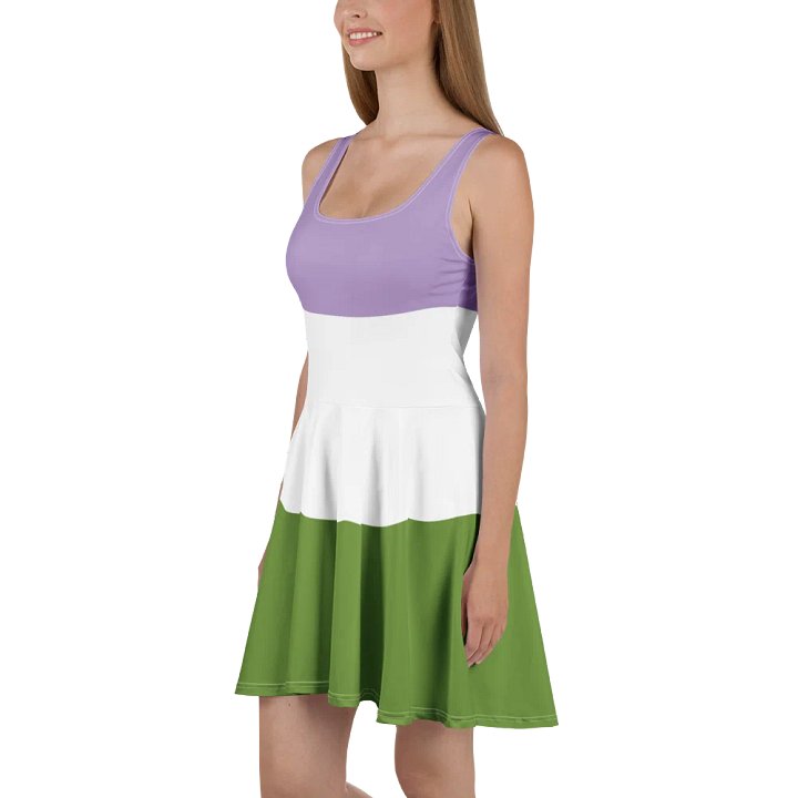 Genderqueer Pride Flag Skater Dress product image (1)