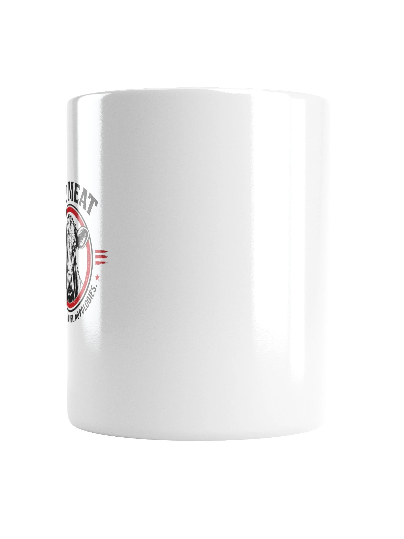 Real Food Society Pro Meat Mug (White) product image (2)