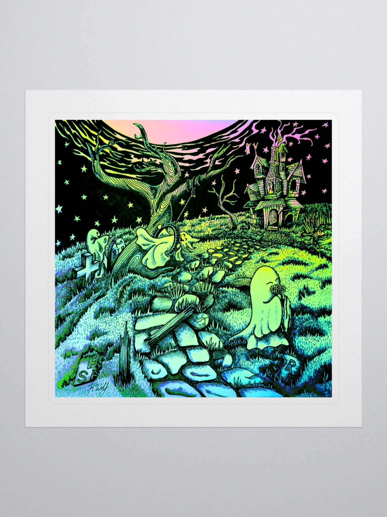 Limited edition Haunted Estate Stickers product image (1)
