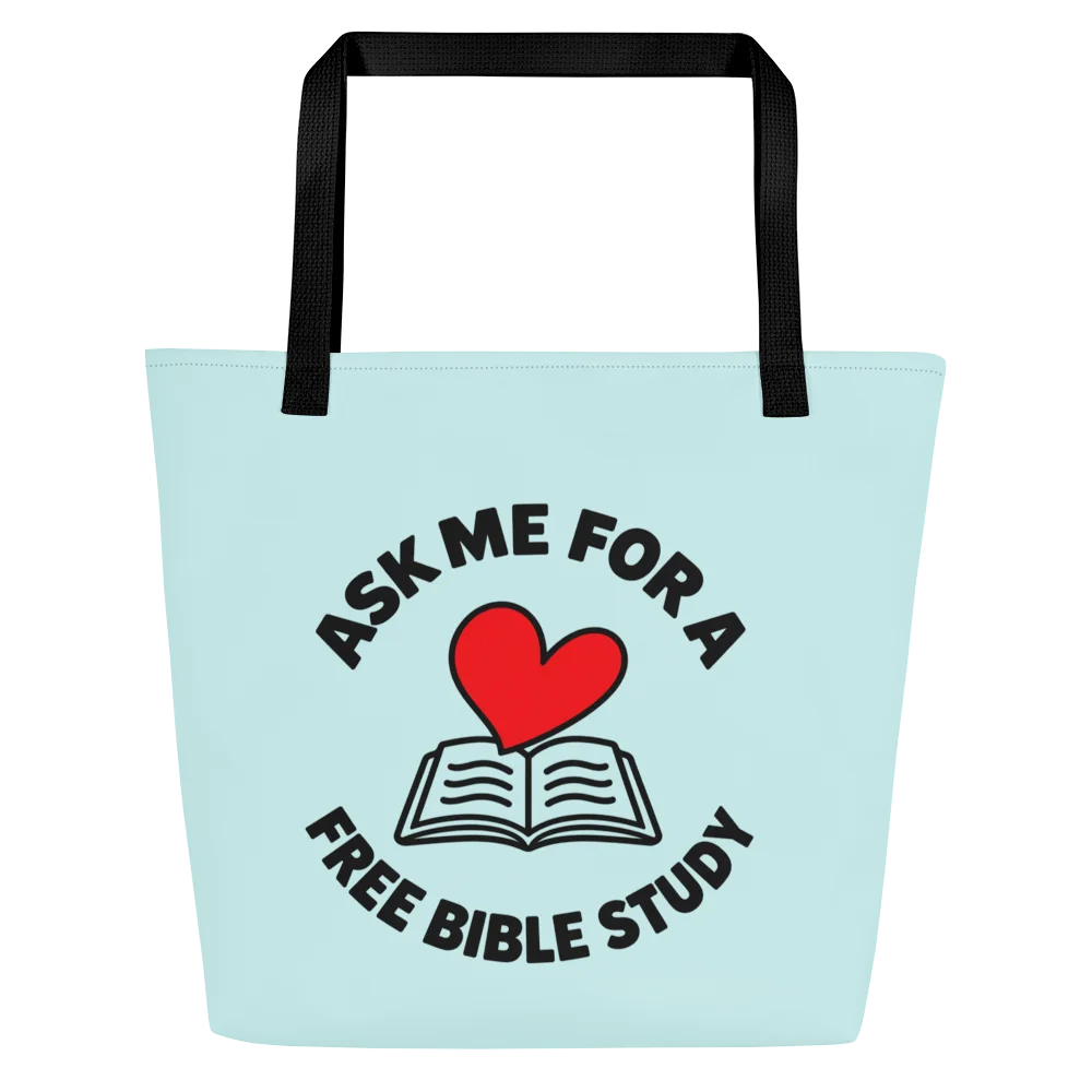 Ask Me for a Free Bible Study Tote Bag – Double-Sided Ministry Bag product image (1)
