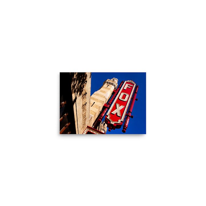 Fox Theatre – Landmark Atlanta Art Studio Art Print product image (1)
