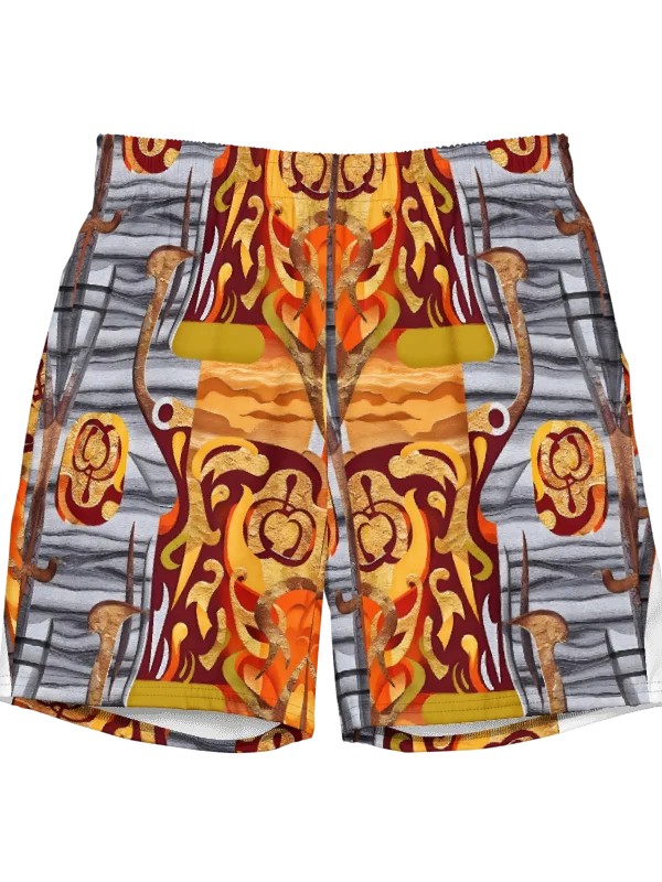 Men's Dancing Warrior Swim Trunks product image (1)