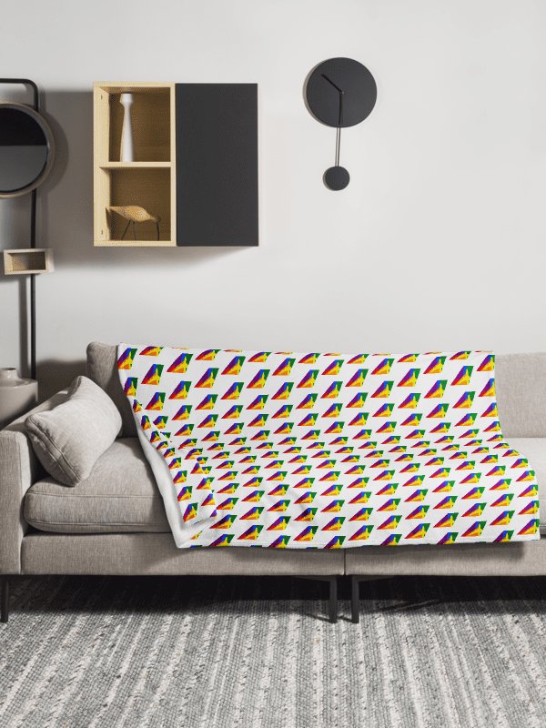 Economy-Class Flight Blanket - James Warren-Oliver Limited Edition Pride Tailfin product image (3)
