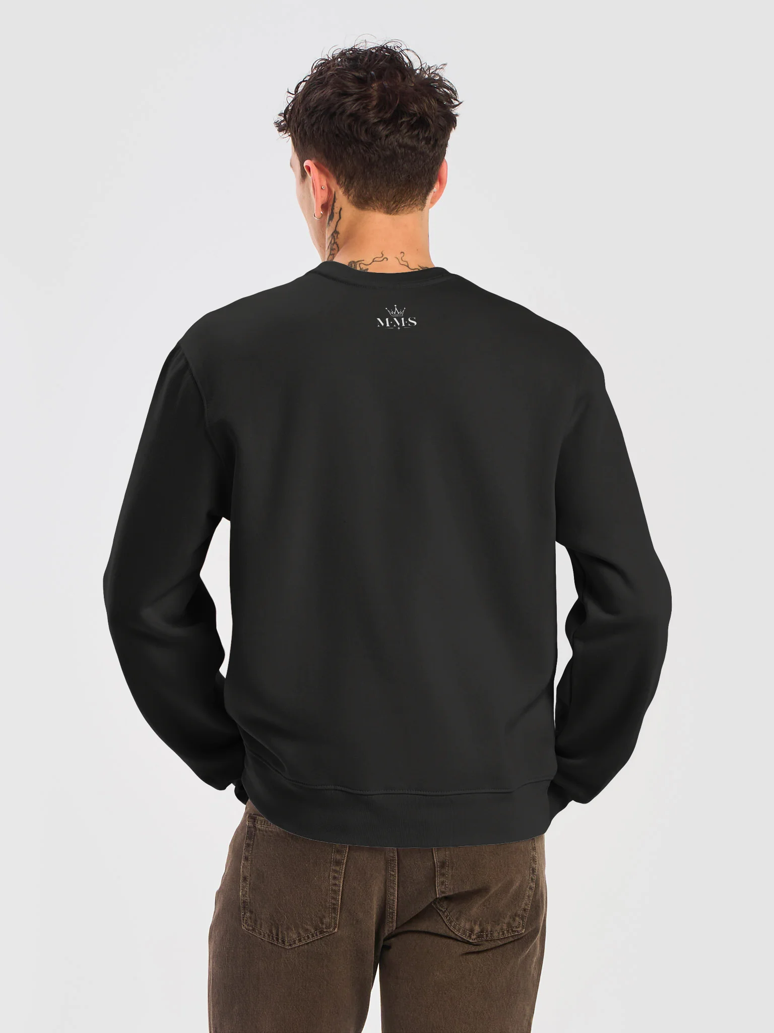 MIMS Black Logo Crewneck Sweatshirt product image (29)