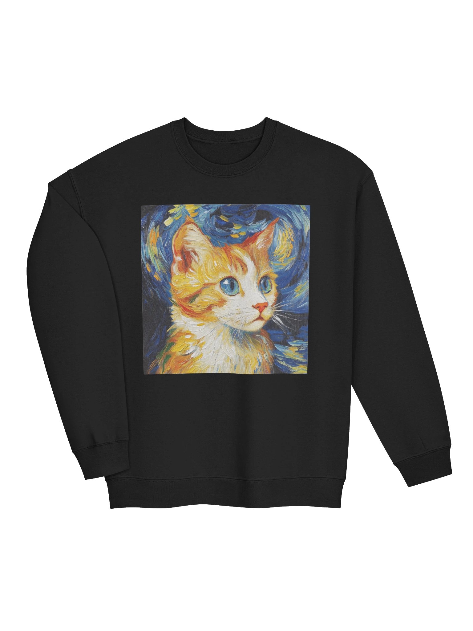 Starry Night Cat Sweatshirt product image (3)