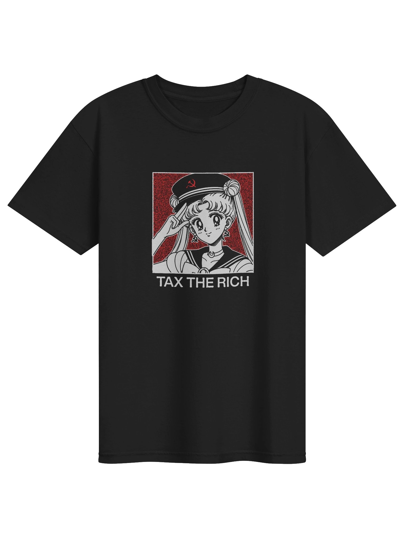 TAX THE RICH ! T-shirt. black vers. product image (1)