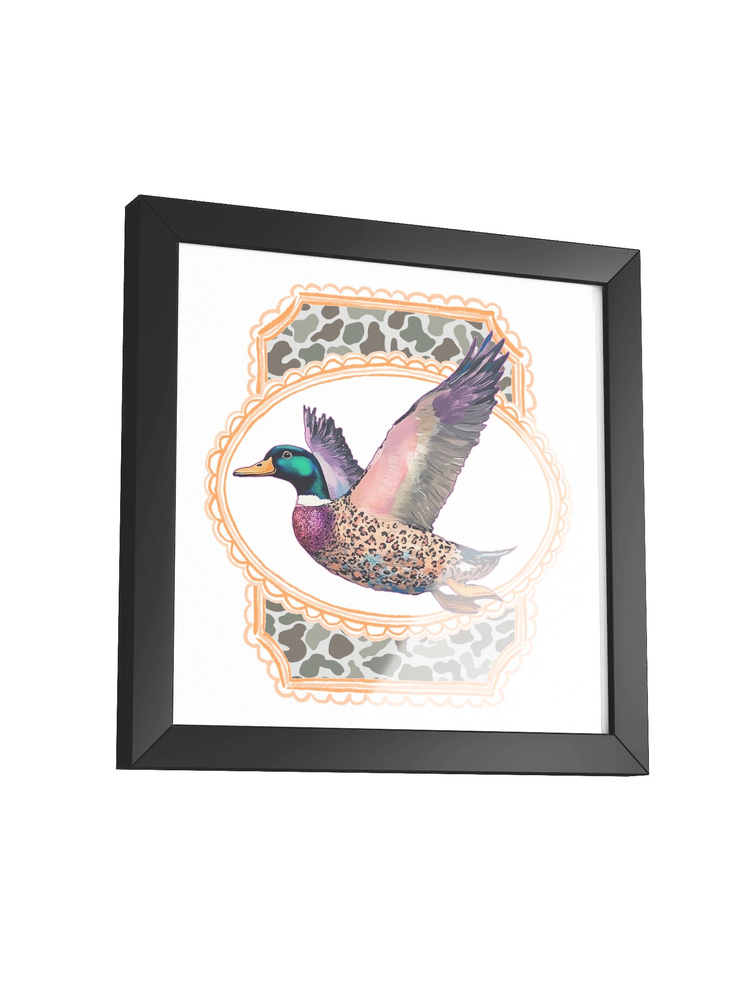 Flying Duck Camo Framed Poster product image (31)