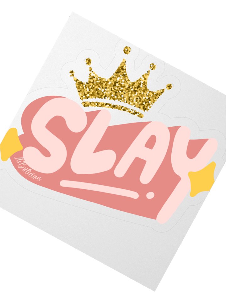 Slay All Day Kiss Cut Stickers product image (4)