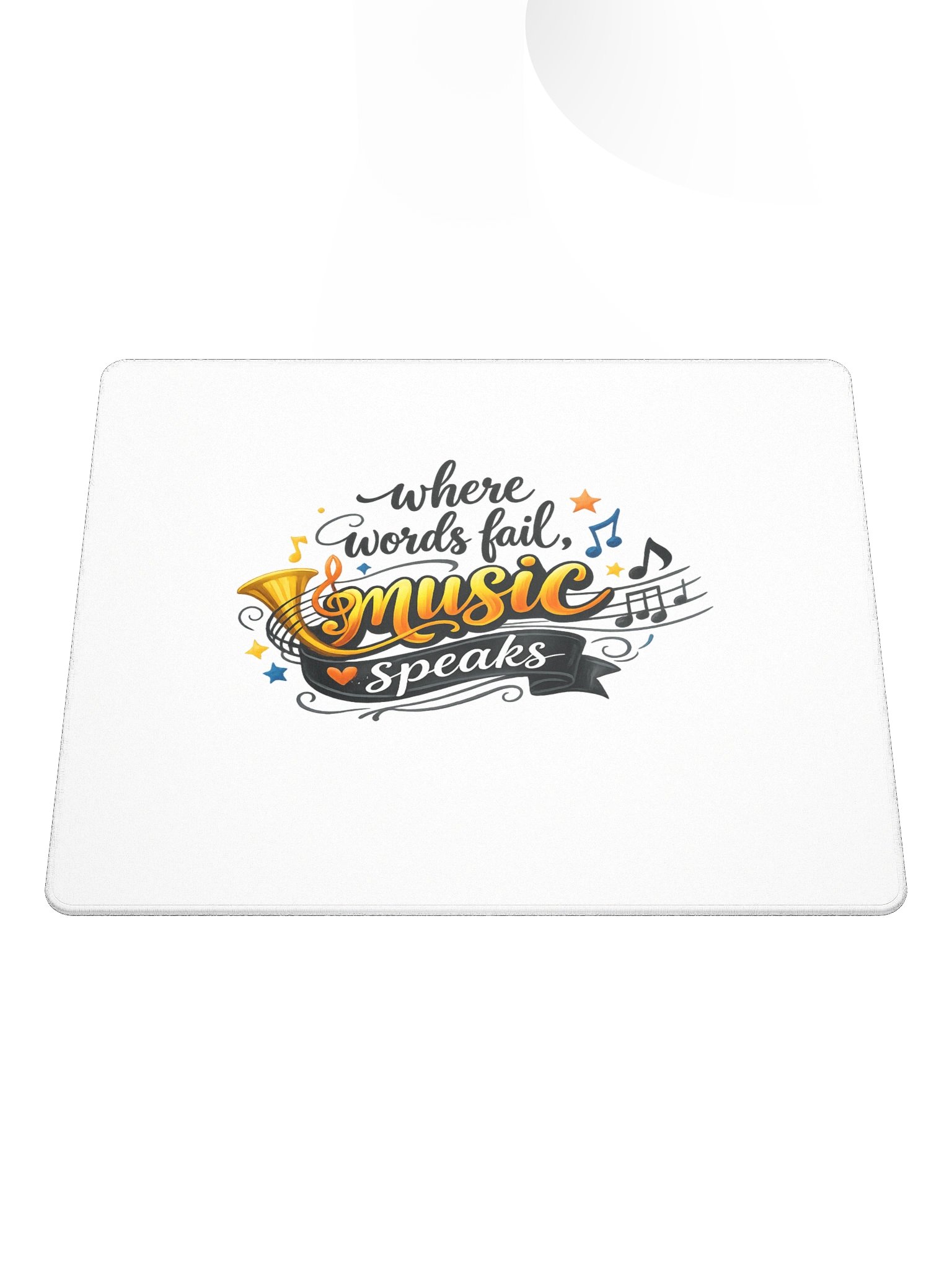Music Speaks Mousepad product image (1)