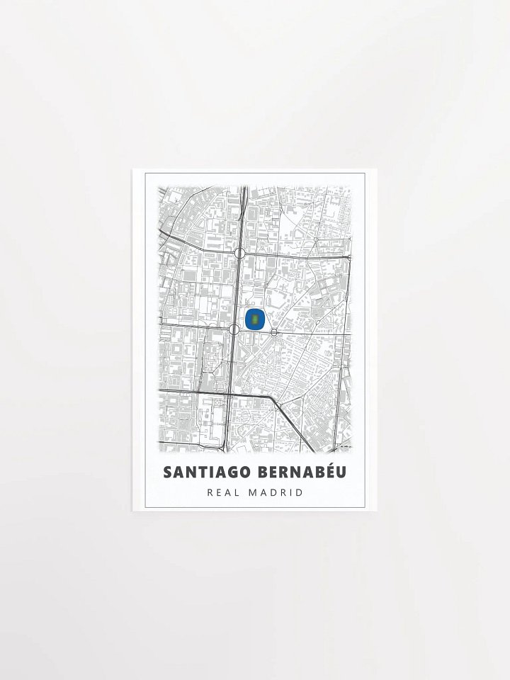 Santiago Bernabéu Map - Real Madrid product image (2)