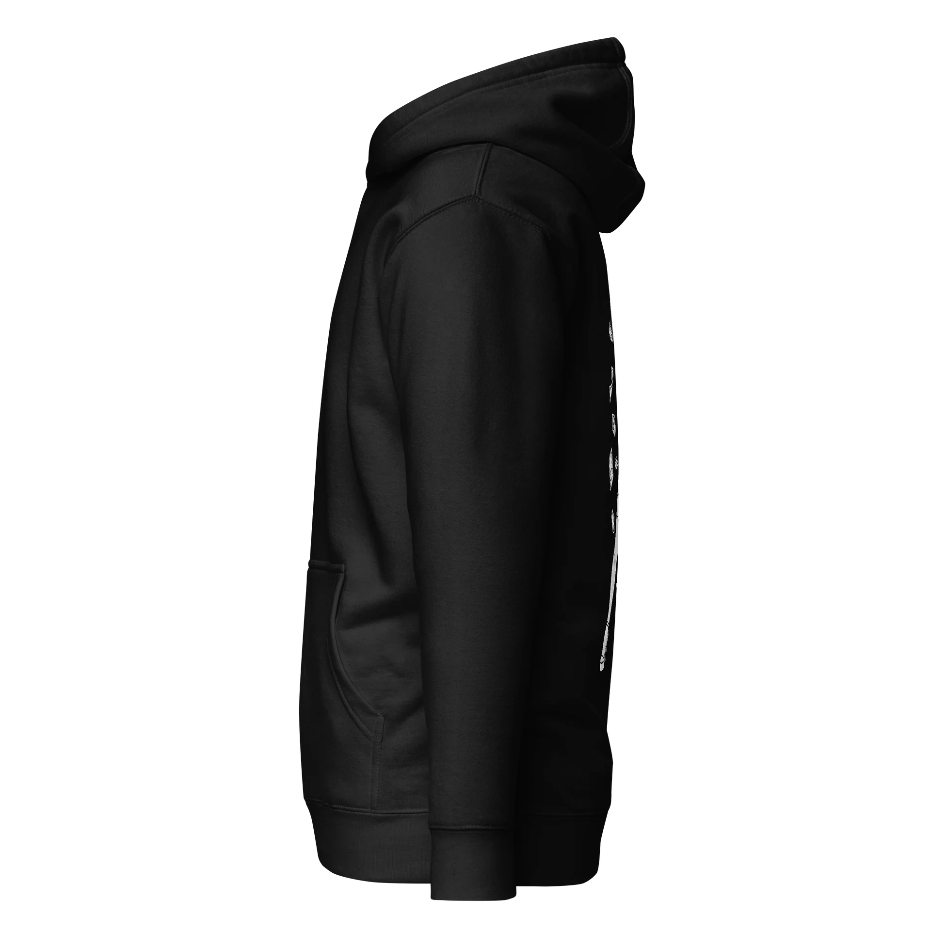 Violet hoodie - white product image (5)