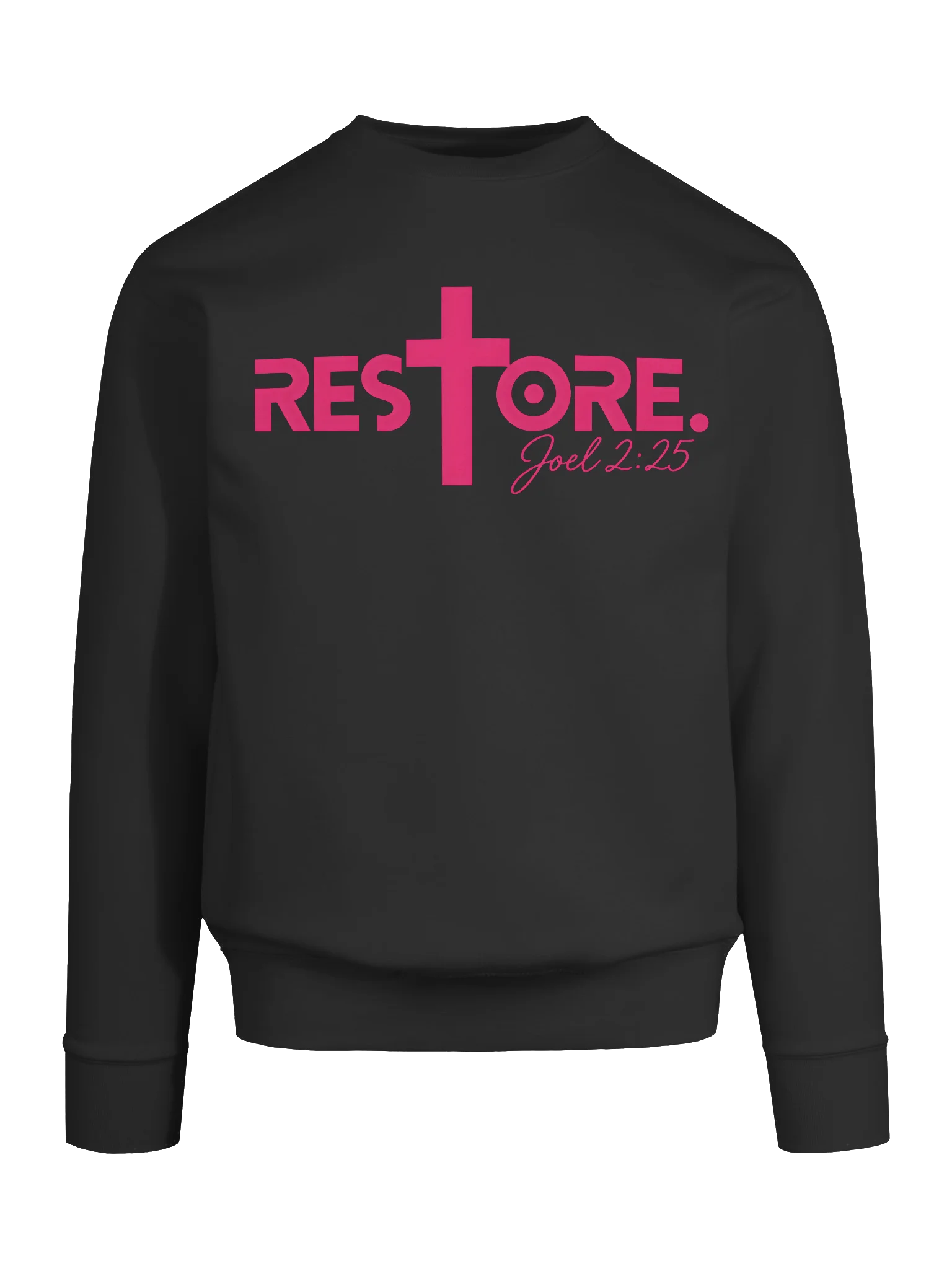 RESTORE. Men's Breast Cancer Awareness Sweatshirt— Faith • Strength • Restoration product image (50)