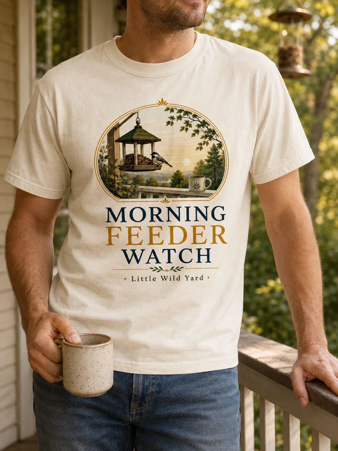Morning Feeder Watch T-shirt product image (3)