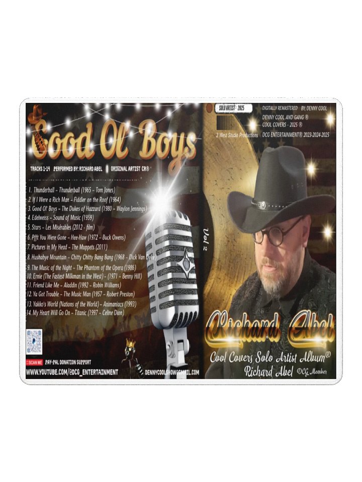 Good Ol Boys Remastered Album Cover Mouse Pad product image (2)