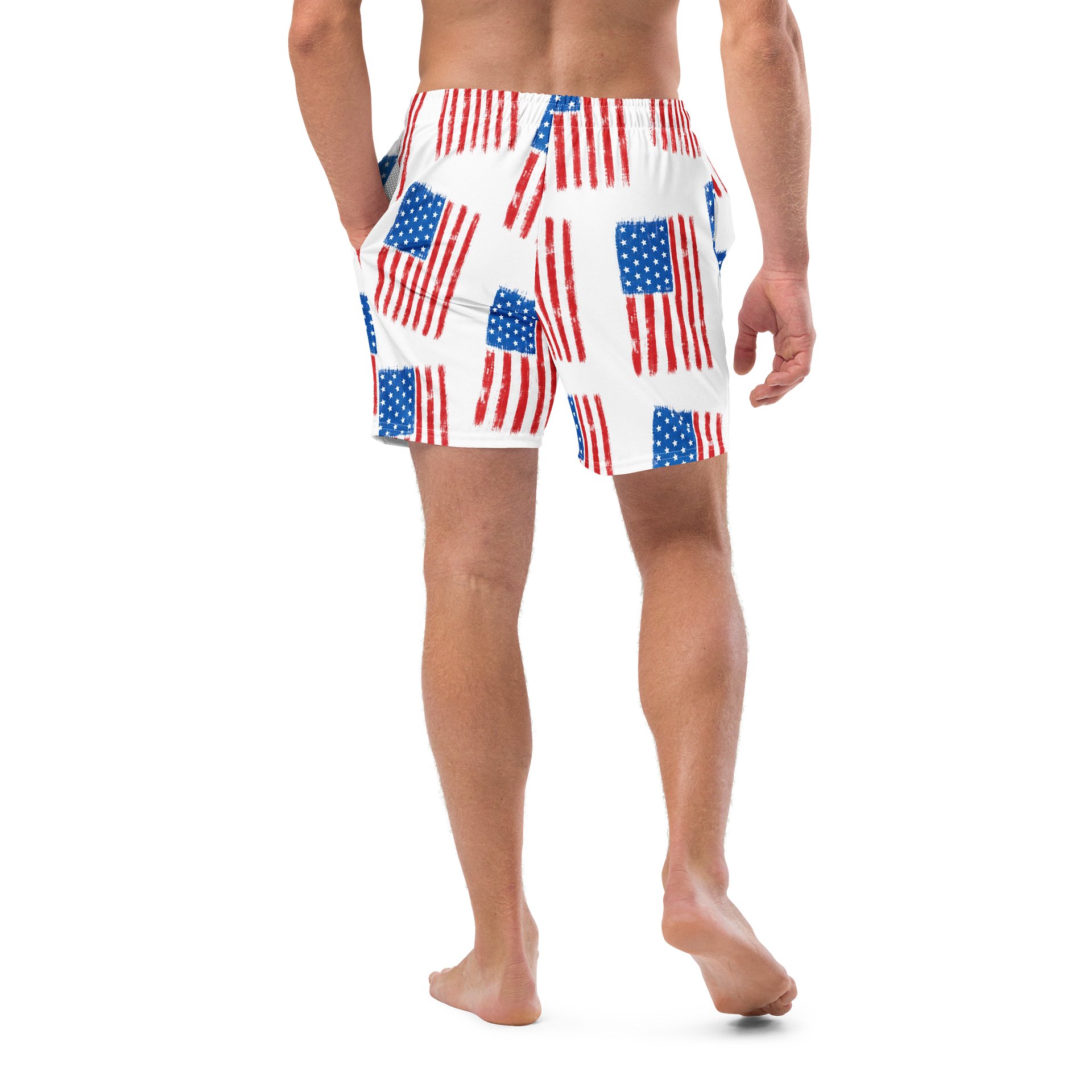 Distressed American Flag Shorts product image (10)
