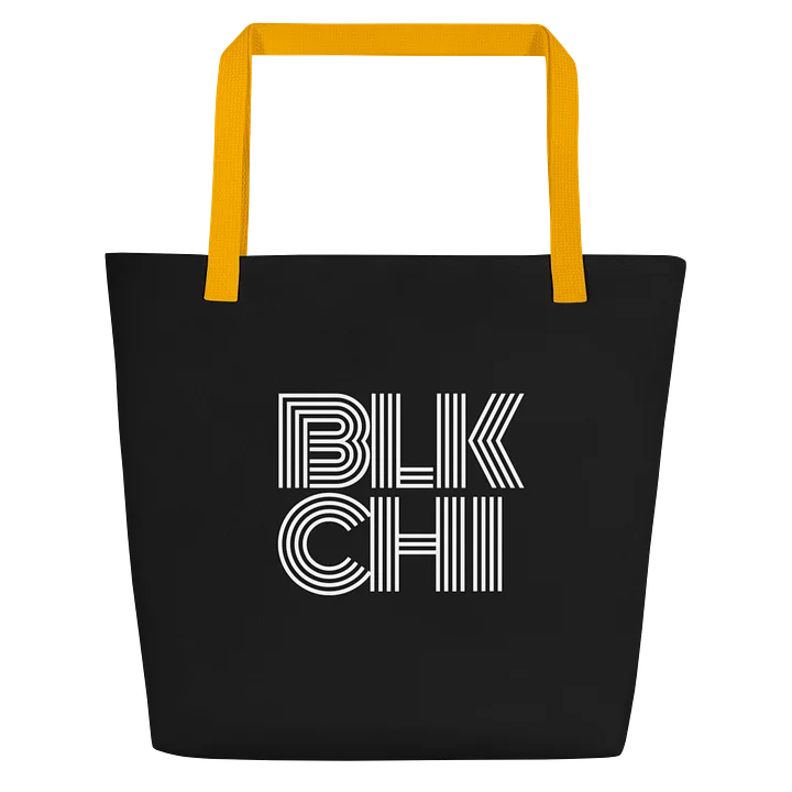Large Blockline Tote - Yellow product image (1)