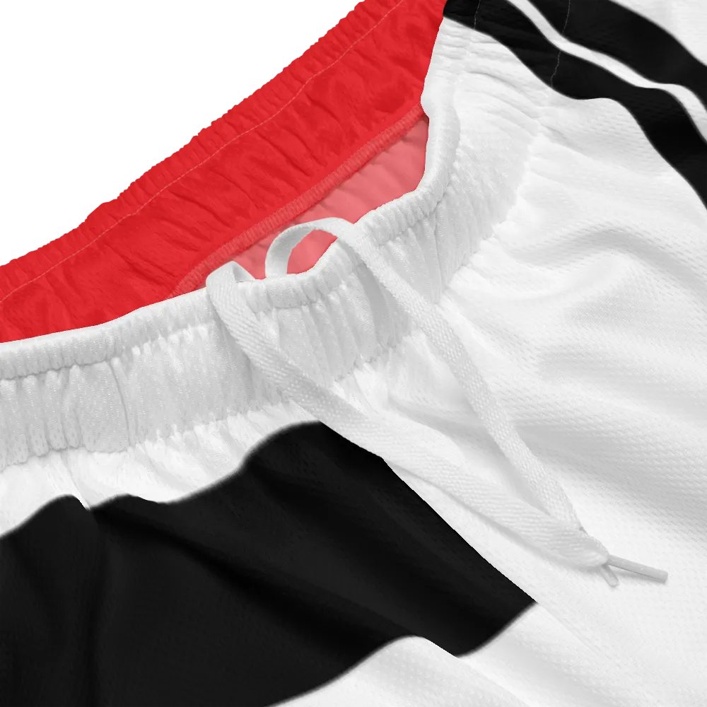 "Hoopsters Basketball" Tri-Color Athletic Shorts product image (3)