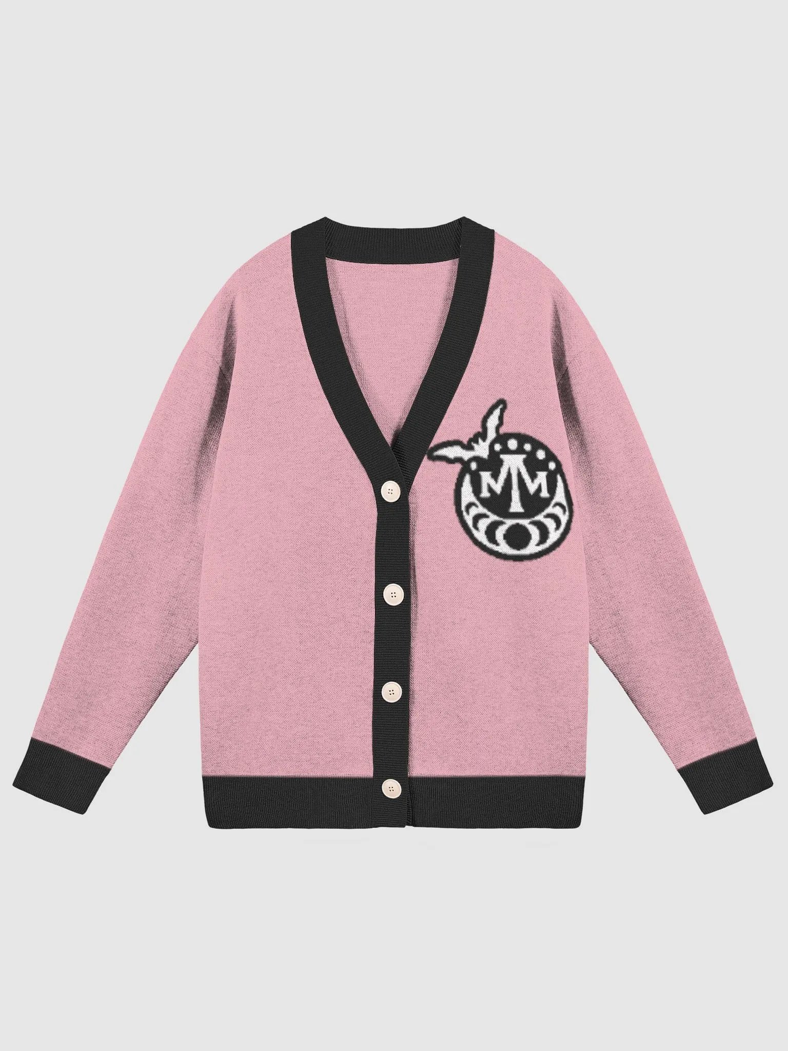 MM 𝖇𝖆𝖙 𝖑𝖔𝖌𝖔 knit cardigan (𝖕𝖎𝖝𝖎𝖊) product image (1)