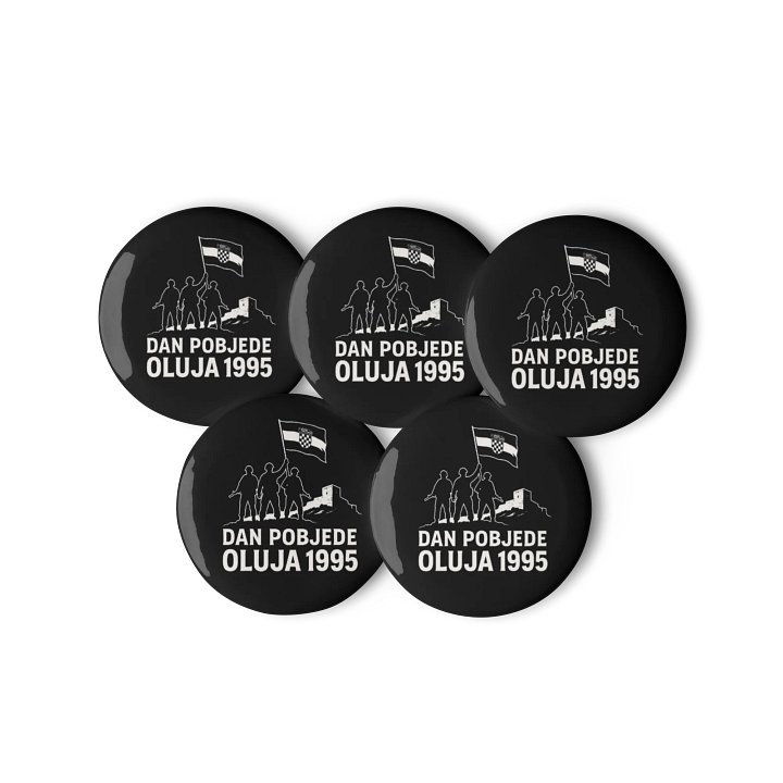 DAN POBJEDE -OLUJA 1995 ; KOMPLET 5 BEDŽEVA product image (2)