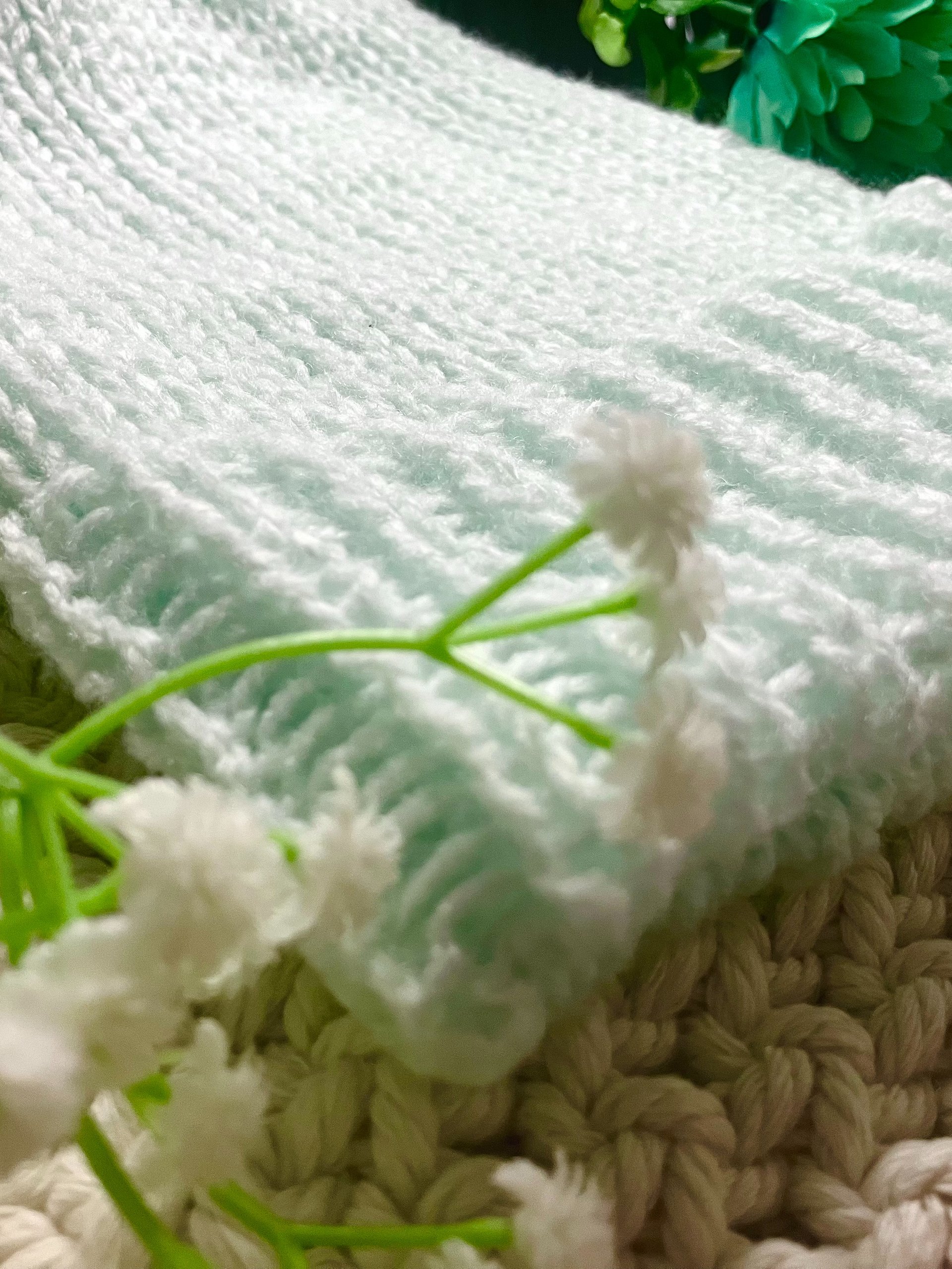 Mint Knit Beanie With Pom Pom product image (6)
