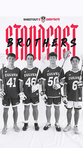 All 4 Standfast brothers committed to @navymlax.

4 brothers. 1 team.

That's unheard of in collegiate sports. Congrats to th...