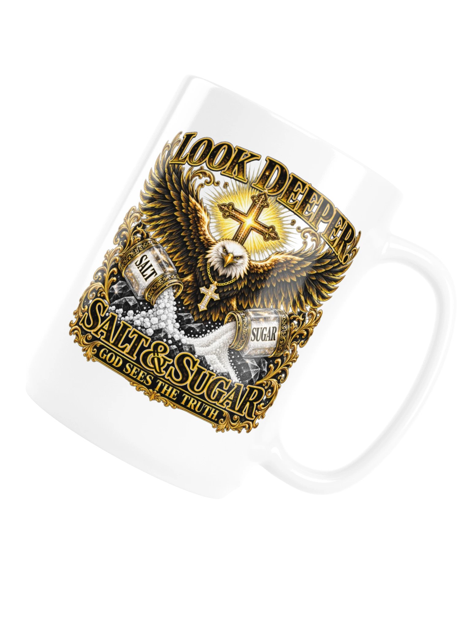 RBF Look Deeper Salt & Sugar Two-Sided Coffee Mug product image (12)