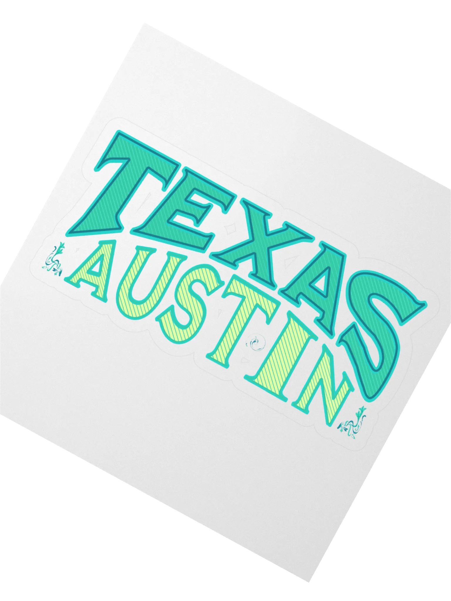 Texan Vibes Austin Sticker product image (3)