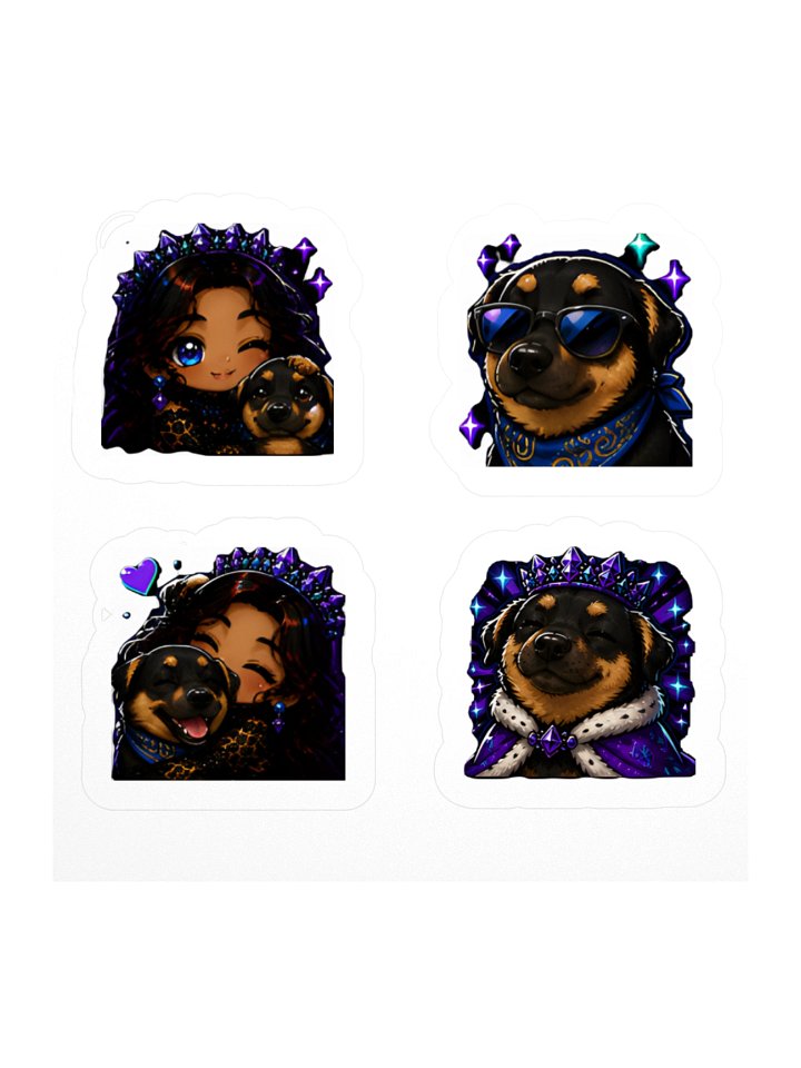 QueenB & Midnight Stickers product image (1)