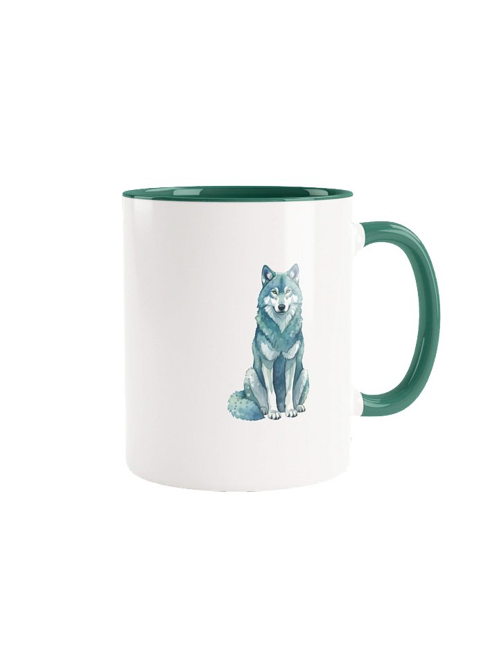 Symmetrical Wolves Ceramic Mug product image (1)