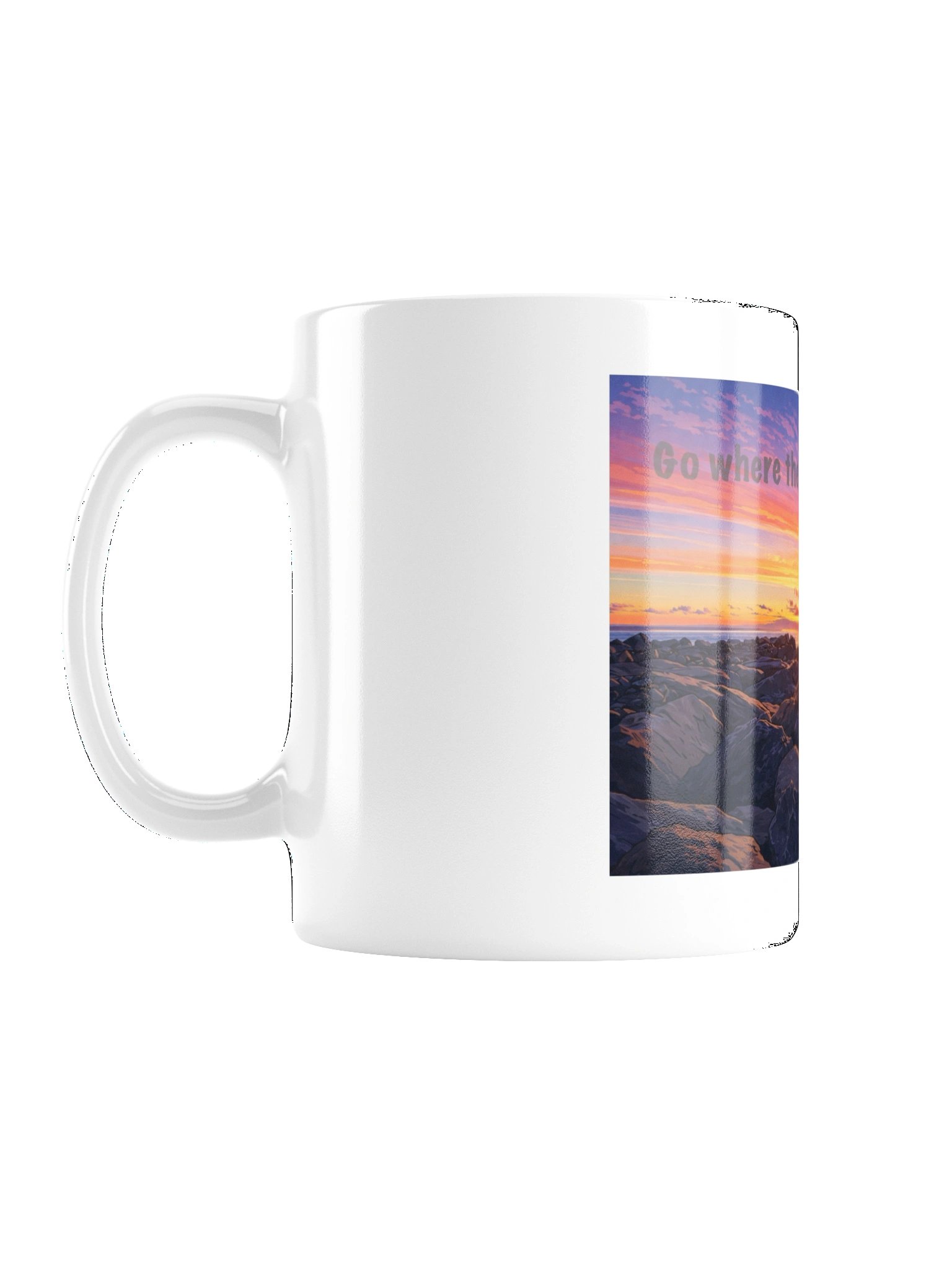 "Go where the fish are..." Coffee Mug product image (4)