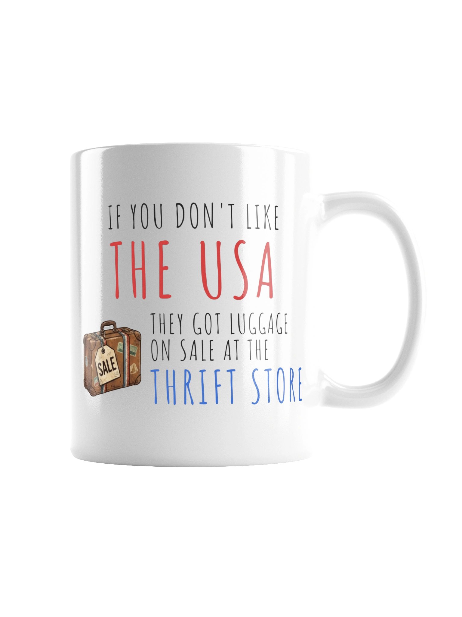 The Luggage Mug - White product image (6)