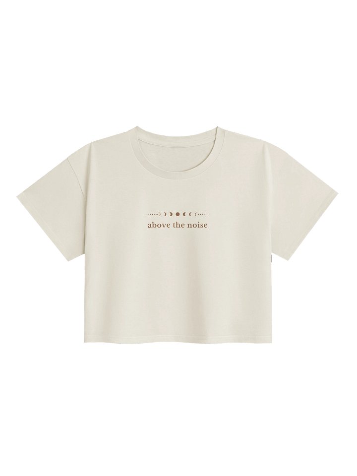 Above The Noise Women's Crop Tee product image (1)