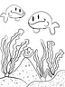 TSStechAngel's World - Whaleyfish and clam Coloring Page
