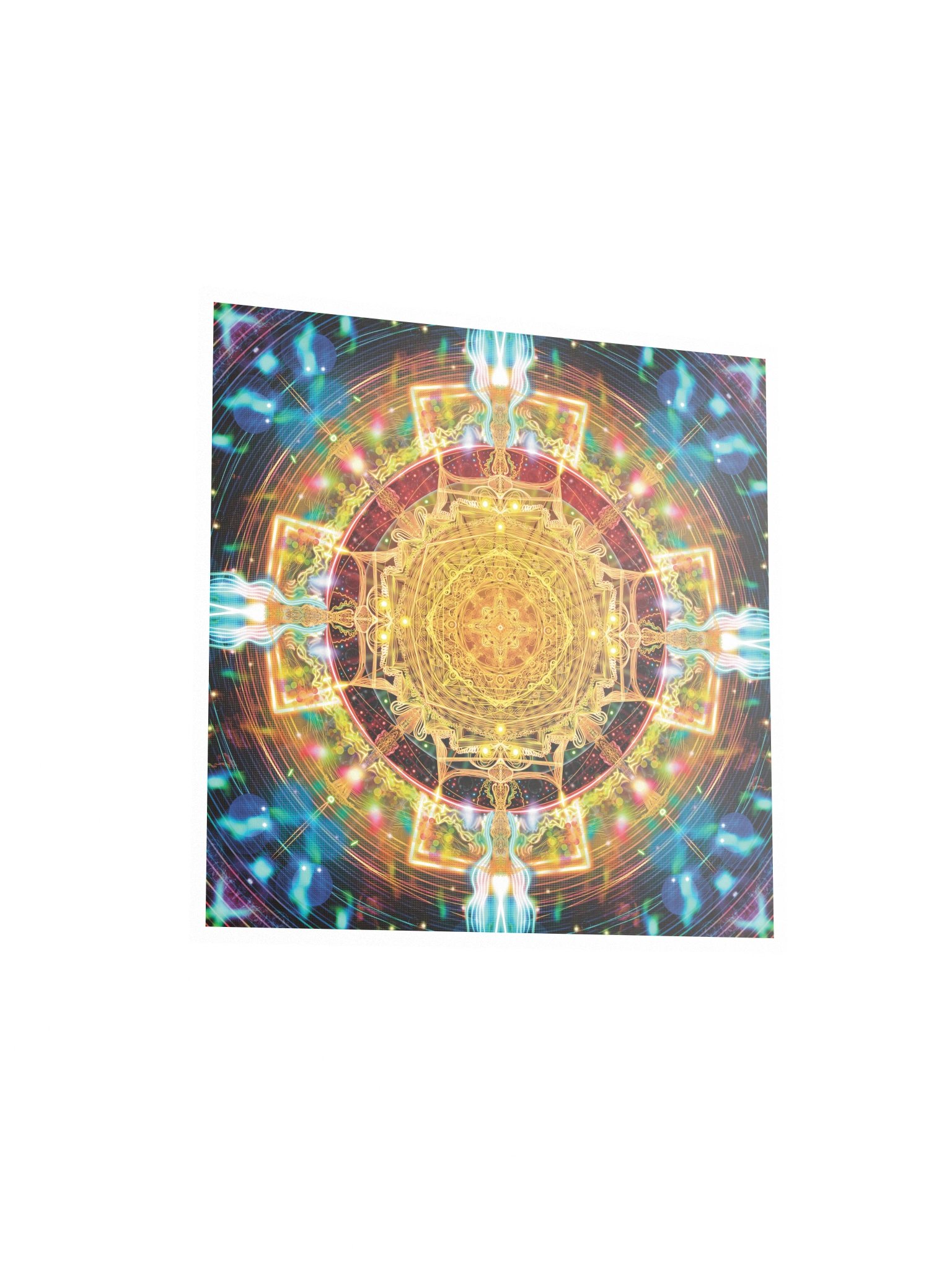 Light tunnel - Square matte poster. product image (14)