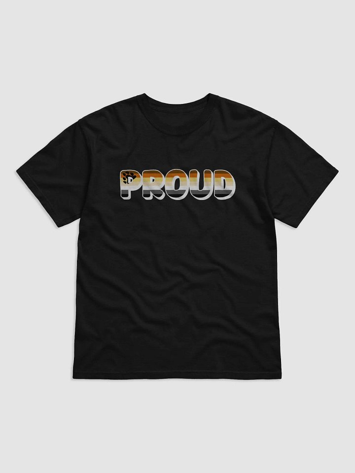 The 'PROUD bear' T-Shirt - Black product image (1)