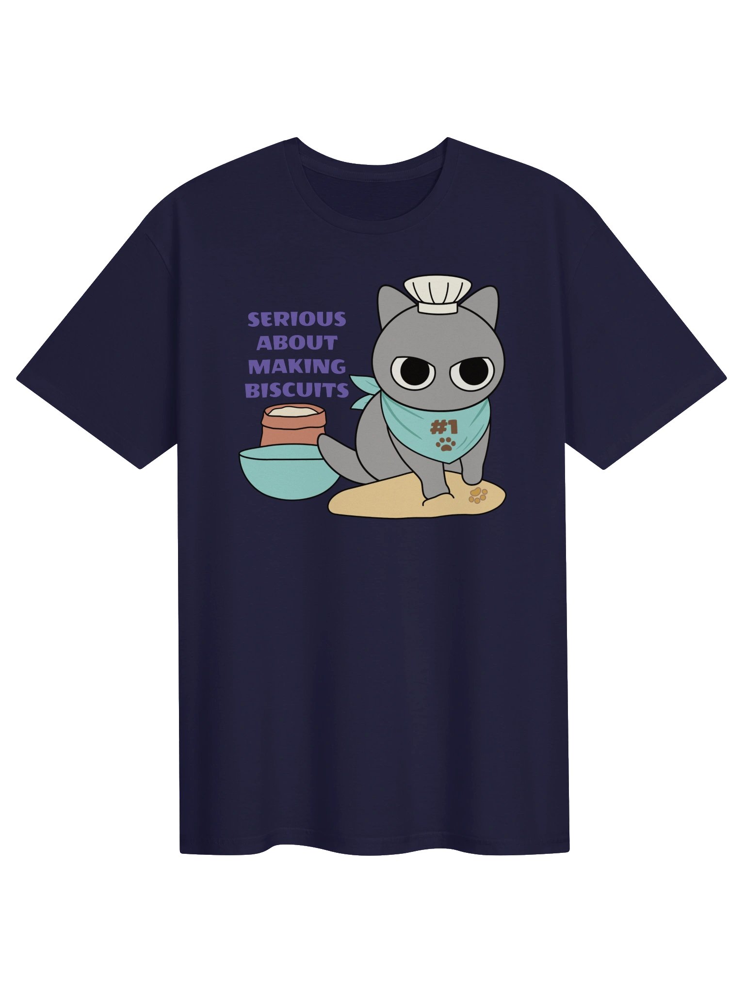 Biscuit Cat - Unisex Adult Super Soft Lightweight T-shirt product image (4)