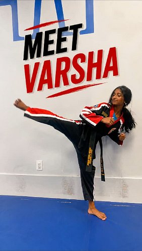 Varsha brings great energy to every class
She’s always having fun, helping younger belts, and continuing to sharpen her Black...