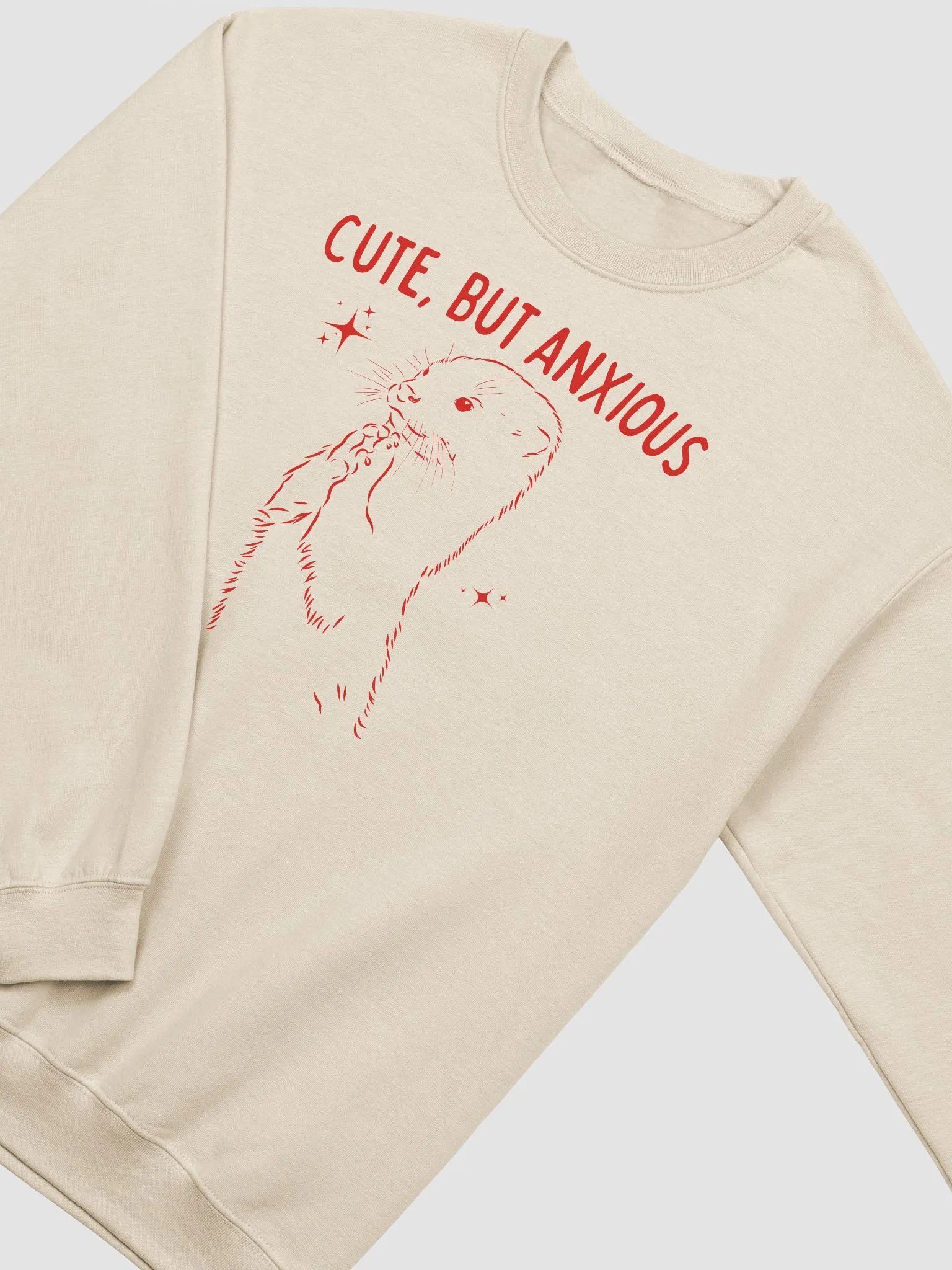 Cute but anxious Crewneck product image (3)