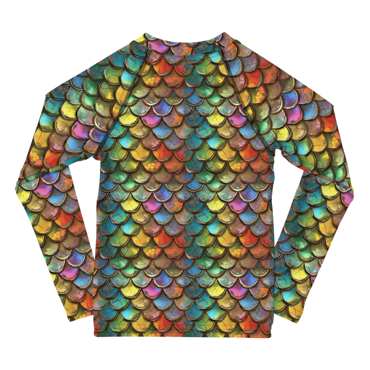 Wild Dragon Scale Kids Rash Guard #2 product image (2)