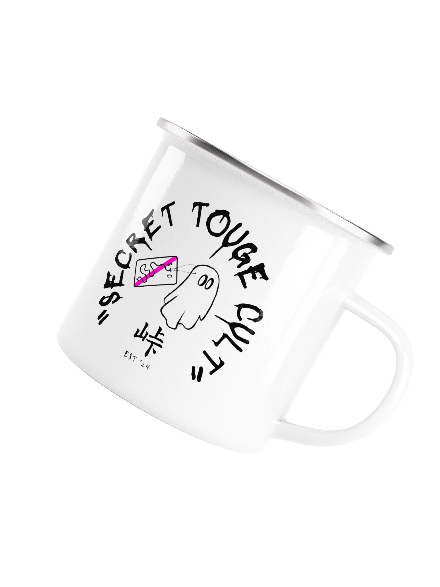 “Touge Tech Support Hotline” Enamel Mug product image (1)