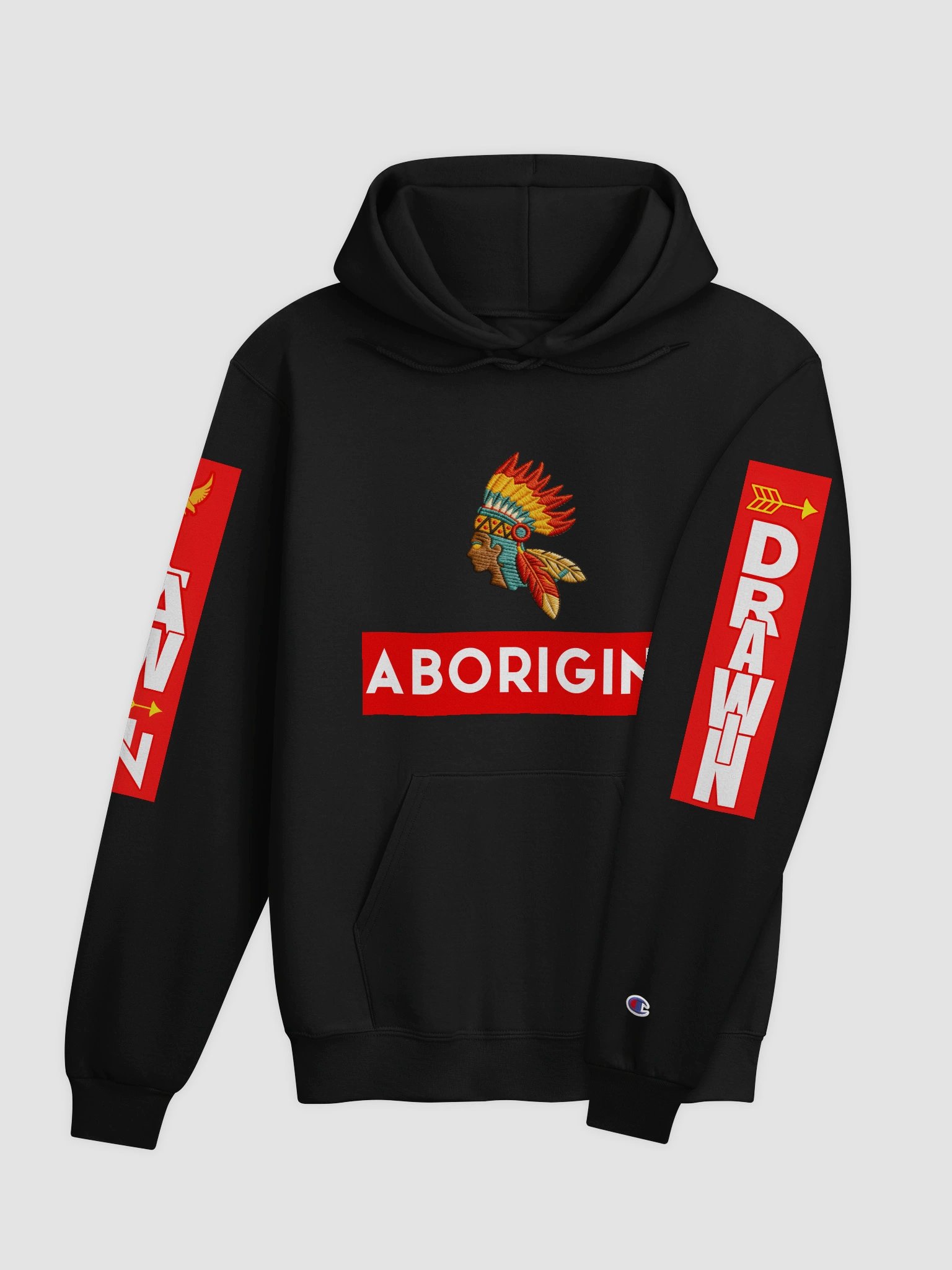 Aborigine Heritage Premium Hoodie – Tribal Graphic Streetwear Pullover product image (4)