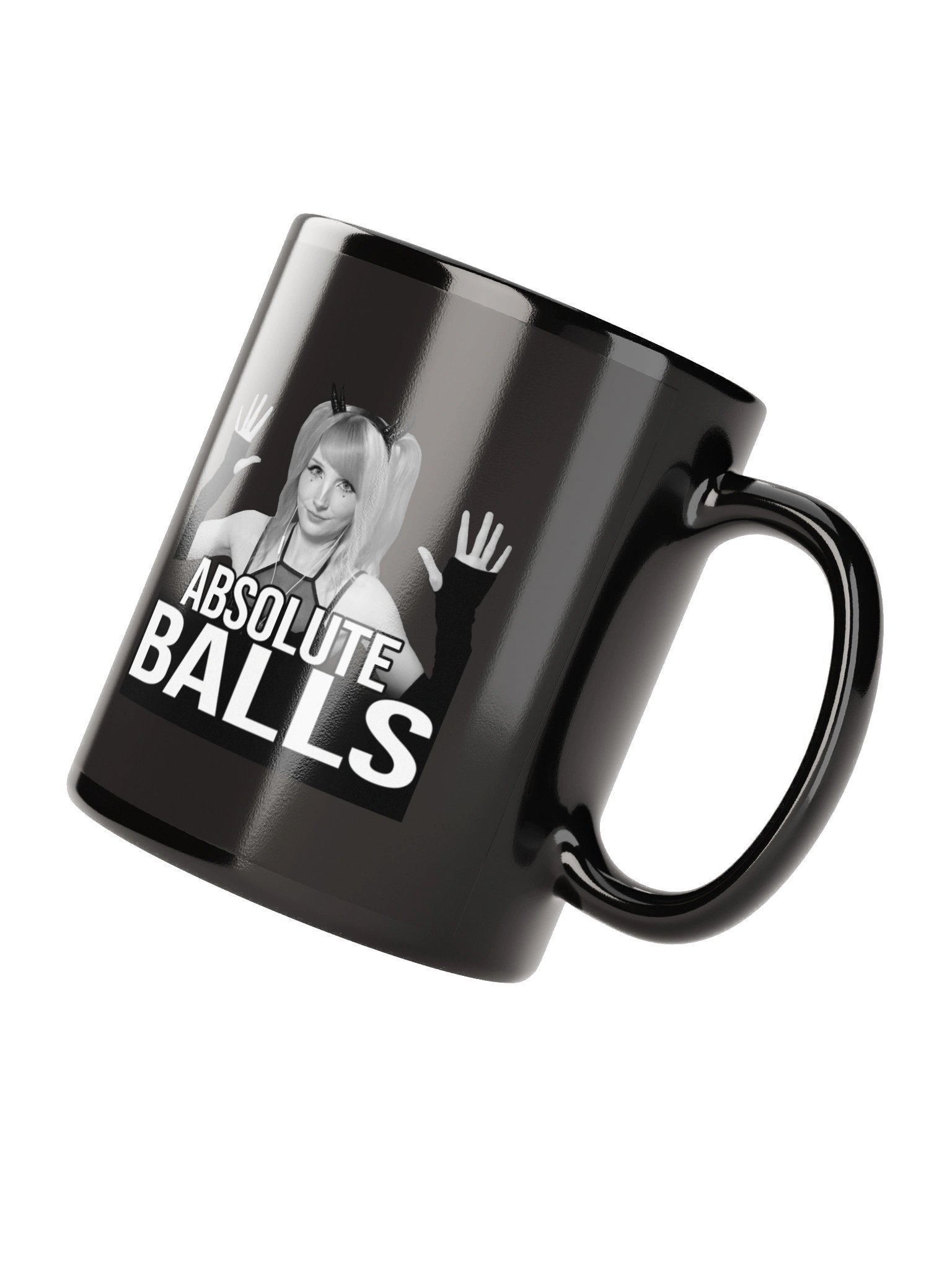 Absolute Pixie Black Glossy Mug product image (4)