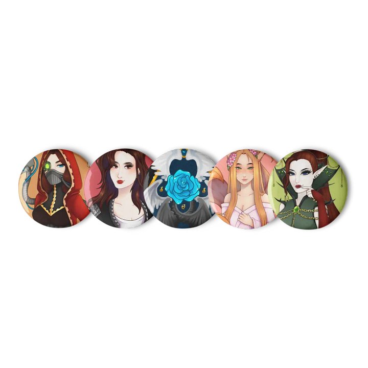 ASMR Tales Ladies Pin Set 2 product image (1)