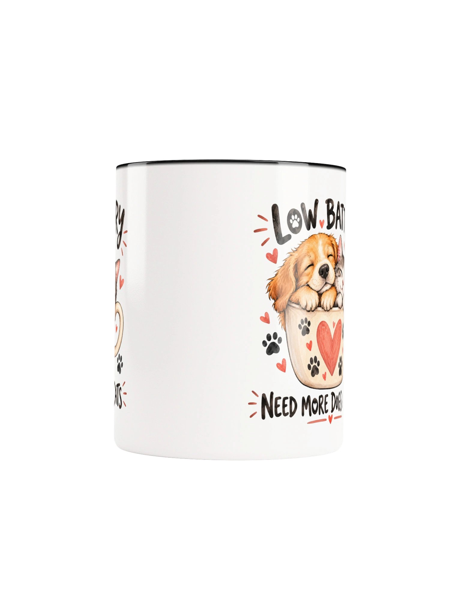 Low Battery Need More Dogs and Cats Coffee Mug product image (5)