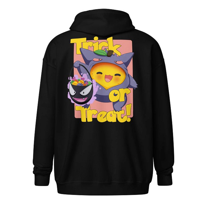 Trick or Treat Mango Bright Print - Zip Up Hoodie product image (5)