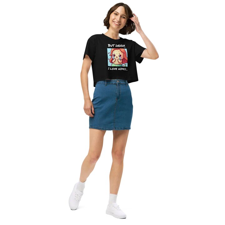 But Daddy... Crop (White Text) product image (2)