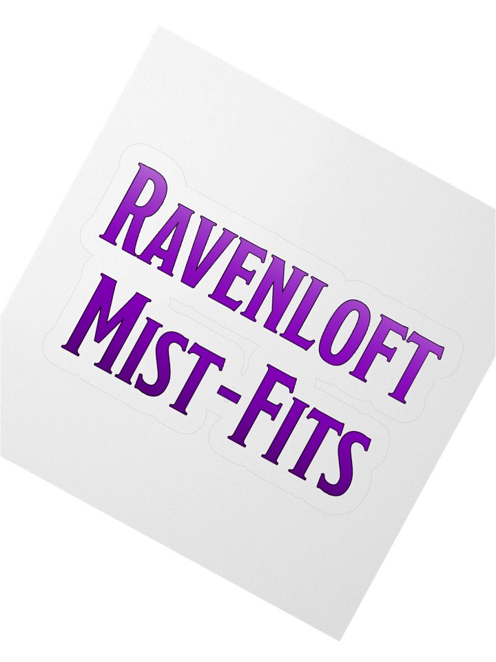Ravenloft Mist-Fits Logo Sticker (Purple) product image (5)