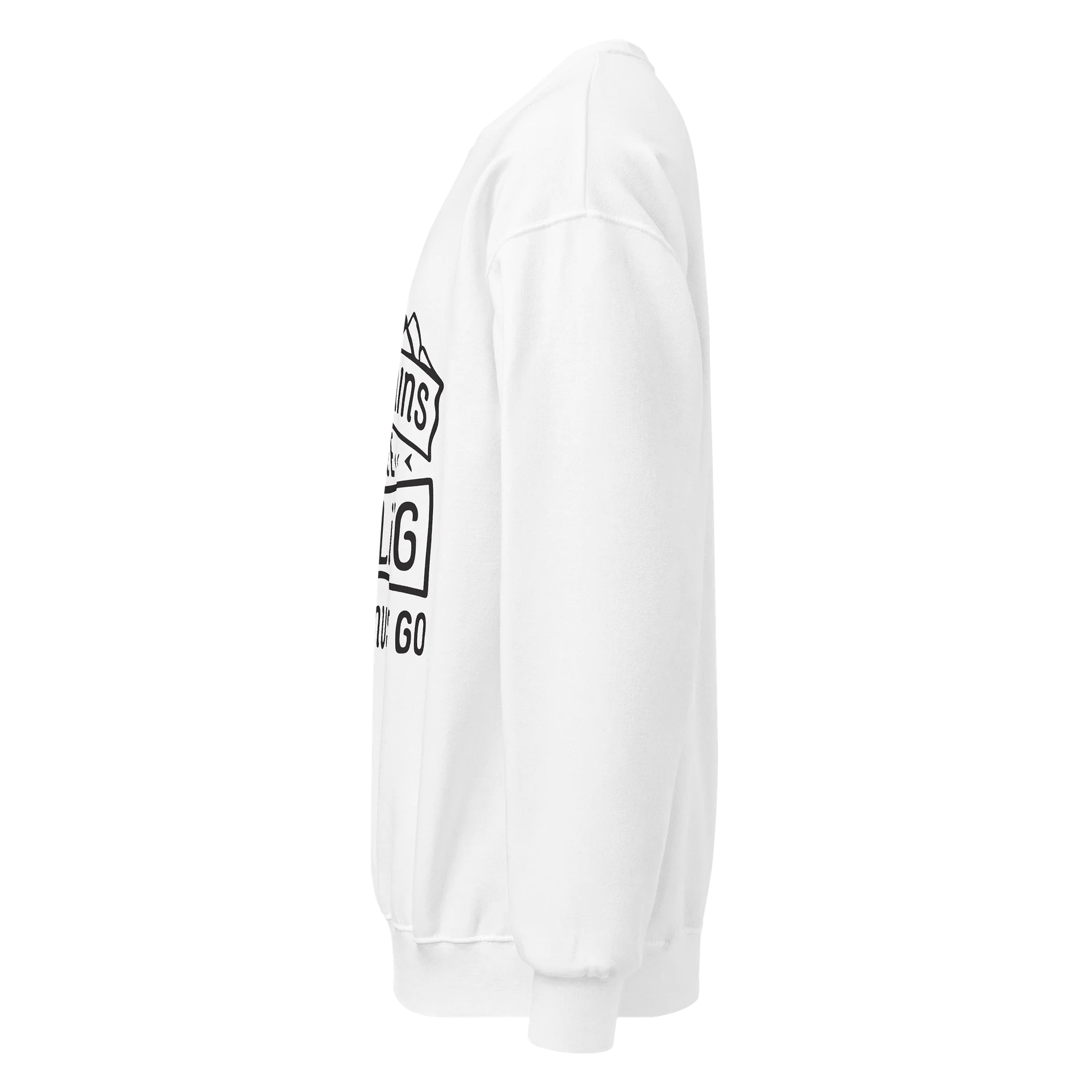 The Mountains Are Calling and I Must Go Crewneck Sweatshirt – Hiking & Outdoor Adventure Pullover product image (3)