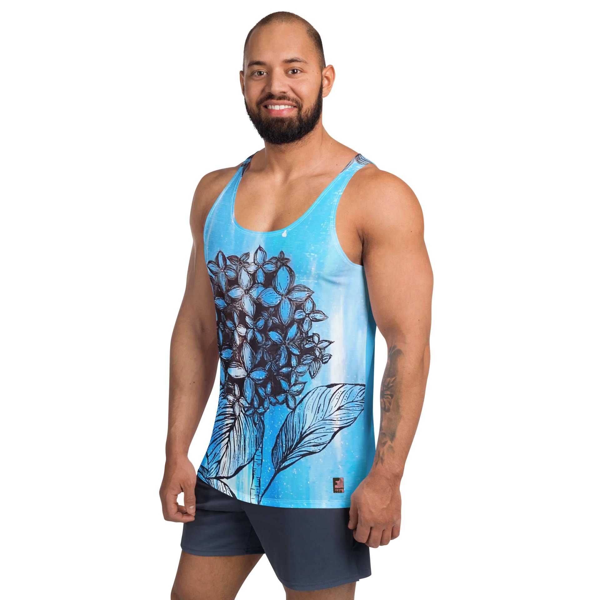 "Hydrangeas" Men's Tank Top product image (2)