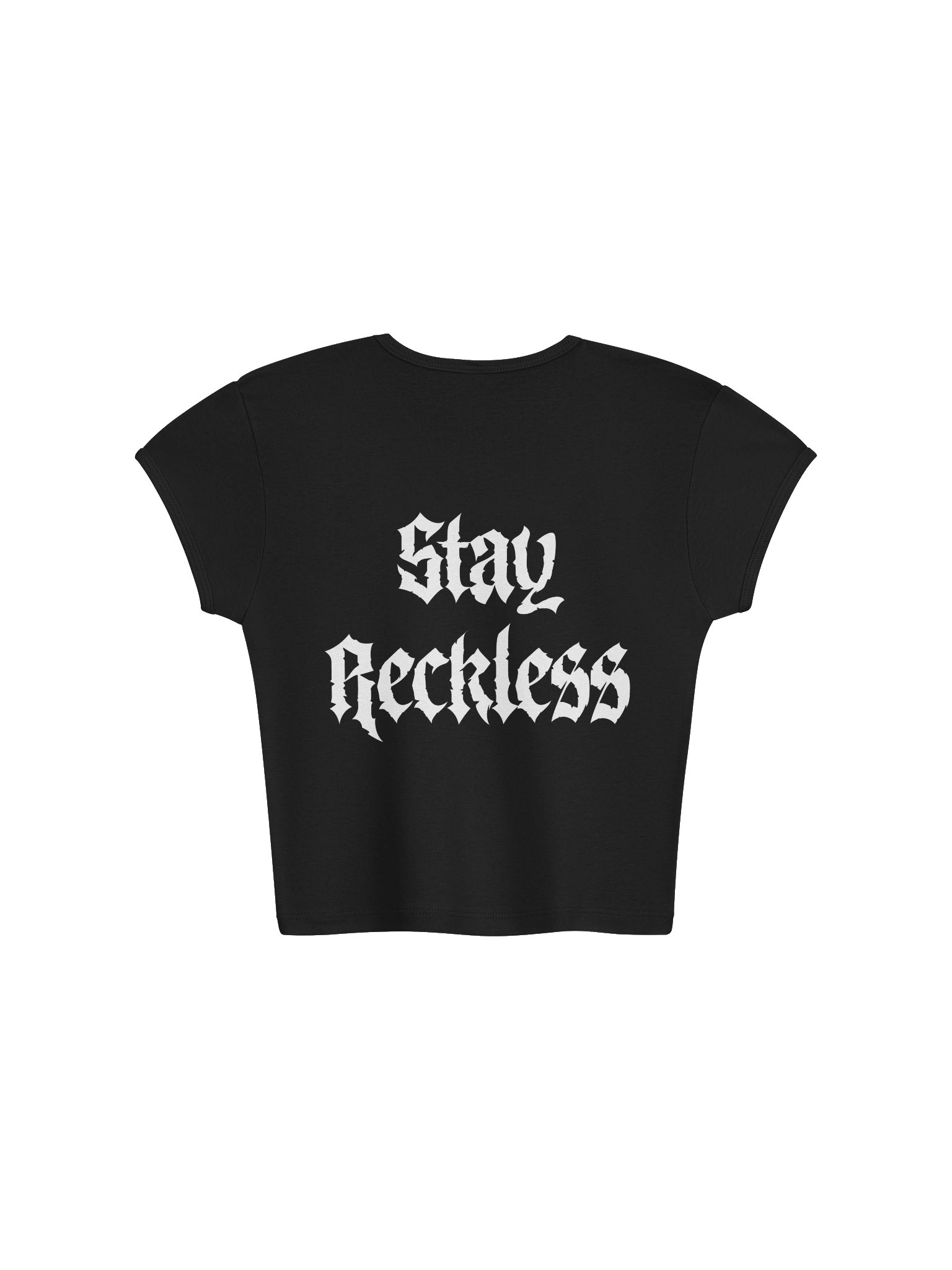 Stay Reckless - Fitted Crop Top product image (3)